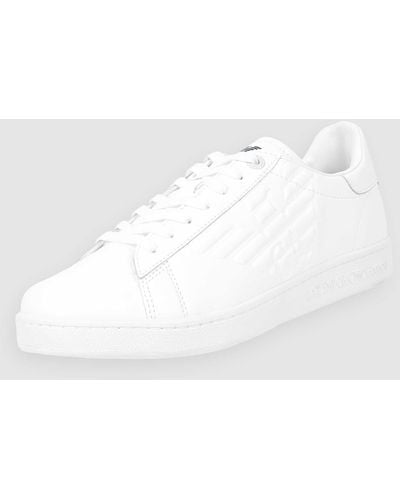 EA7 Lederen Sneaker - Wit