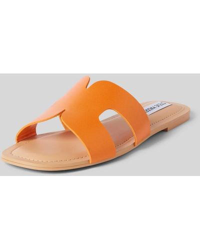 Steve Madden Slides mit breiter Schaftbrücke Modell 'ZARNIA' - Orange