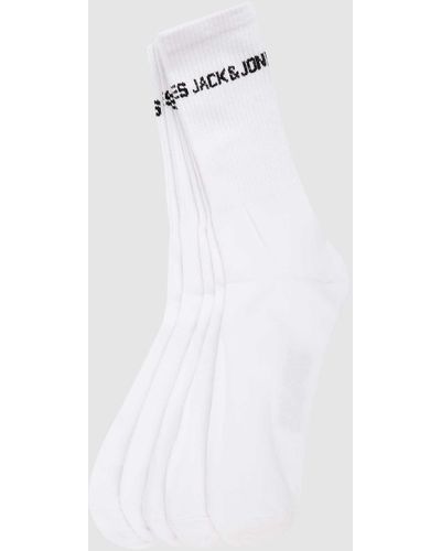 Jack & Jones Sokken In Een Set Van 5 Paar - Wit