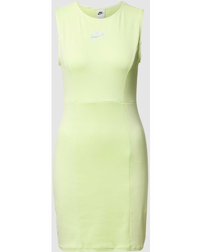 Nike Mouwloze Mini-jurk Met Logostitching - Geel