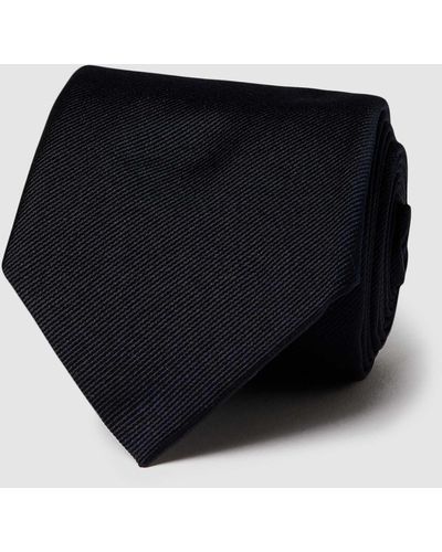 BOSS Krawatte mit feiner Struktur (7,5 cm) - Schwarz