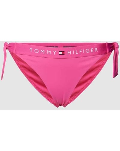 Tommy Hilfiger Bikini-Oberteil mit Logo-Stitching Modell 'ORIGINAL' - Pink