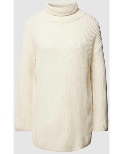 Vero Moda Strickpullover mit Rollkragen Modell 'SAYLA' - Natur