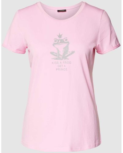 MORE&MORE T-shirt Met Motiefprint - Roze