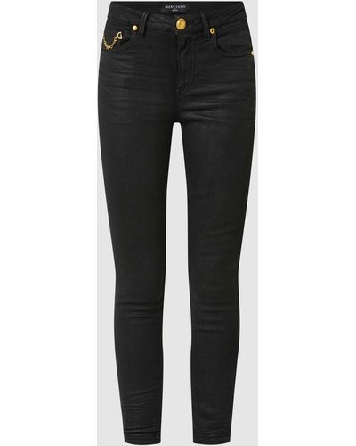MARCIANO BY GUESS Skinny Fit Jeans Van Gecoat Denim - Zwart