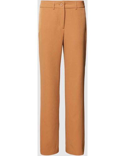 ONLY Stoffen Broek Met Steekzakken Opzij - Naturel