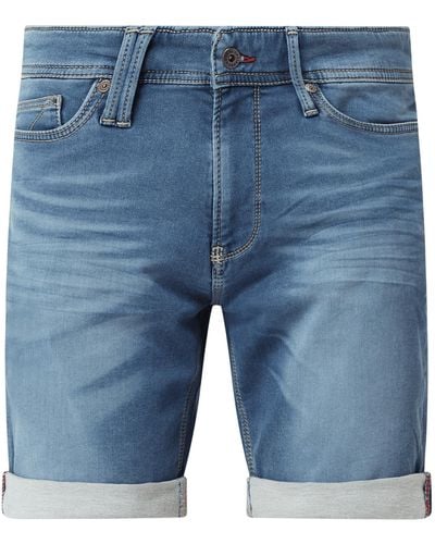 Cinque Korte Jeans Met Stretch - Blauw