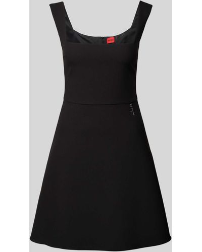 HUGO Mini-jurk Met Viscose - Zwart
