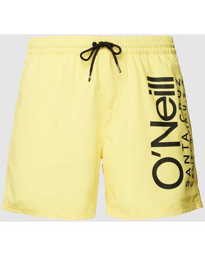 O'neill Sportswear Badehose mit Motiv-Print Modell 'Original Cali 16 Shorts' - Mettallic