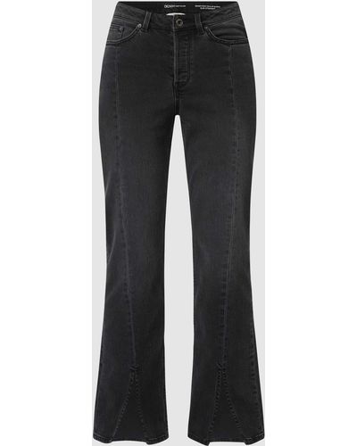 Tom Tailor Slim Straight Fit Jeans mit Stretch-Anteil Modell 'Emma' - Schwarz