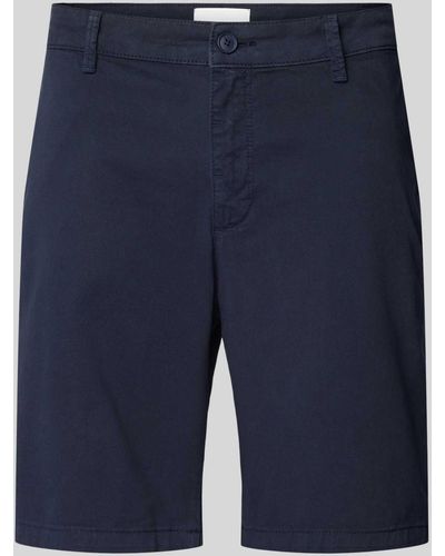 ARMEDANGELS Regular Fit Shorts mit Gesäßtaschen Modell 'DAALOS' - Blau