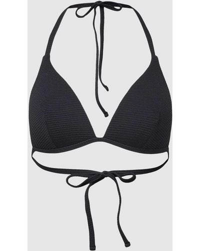 Esprit Bikinitop Met Structuurmotief - Zwart