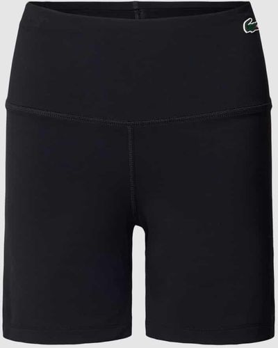 Lacoste Shorts mit Label-Patch - Blau