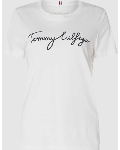 Tommy Hilfiger Heritage Logo-T-Shirt - Weiß