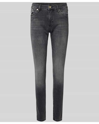 Joop! Skinny Fit Jeans im 5-Pocket-Design Modell 'Sue' - Grau