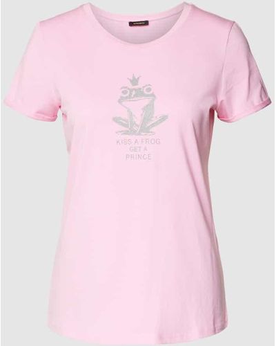 MORE&MORE T-Shirt mit Motiv-Print - Pink