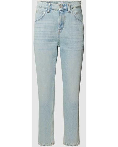 Marc O' Polo Relaxed Fit Jeans mit Label-Details - Blau
