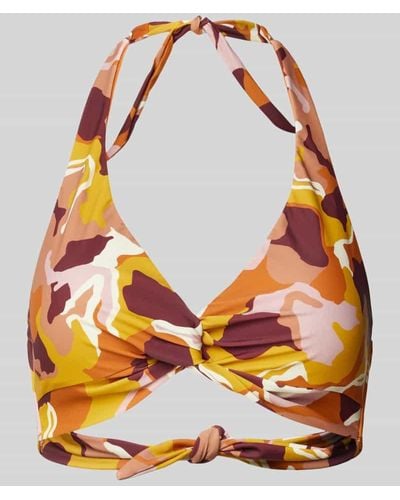 Barts Bikini-Oberteil mit Knotendetail Modell 'Lunan' - Orange