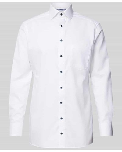 Olymp Modern Fit Business-Hemd mit Kentkragen - Weiß