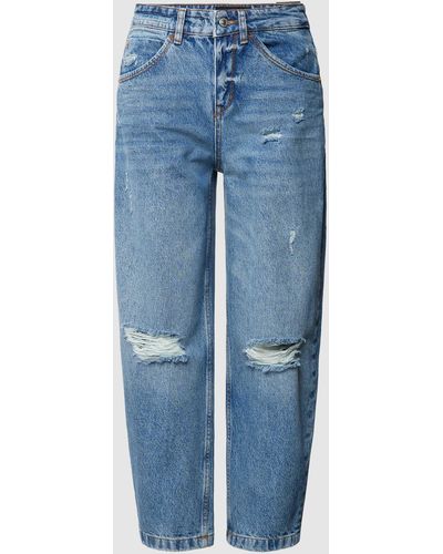 DRYKORN Jeans im Destroyed-Look Modell 'SHELTER' - Blau