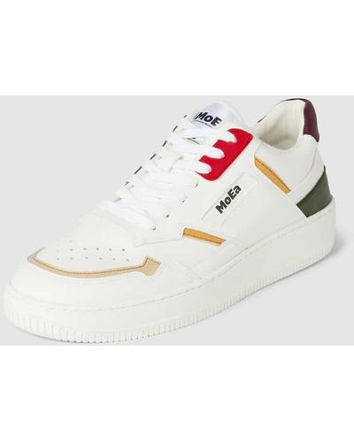 Moea Sneaker mit Label-Details - Weiß