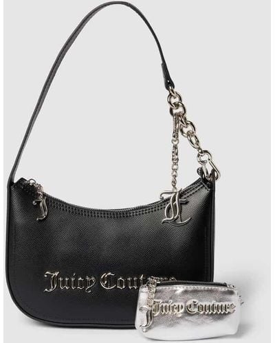 Juicy Couture Hobo Bag mit Label-Applikation Modell 'JASMINE' - Weiß