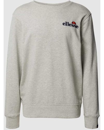 Ellesse Sweatshirt mit Label-Stitching Modell 'FIERRO' - Grau