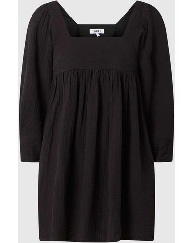 EDITED Kleid aus Bio-Baumwolle Modell 'Carry' - Schwarz