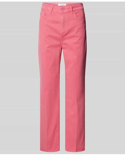 comma casual identity Regular Fit Jeans im 5-Pocket-Design - Pink