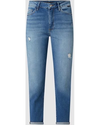 Mavi Mom Fit Jeans mit Stretch-Anteil Modell 'Stella' - Blau