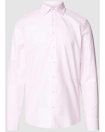 Seidensticker Business-Hemd mit Kentkragen - Pink