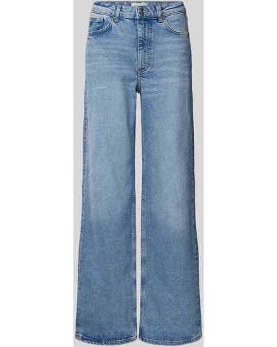 ONLY Baggy Fit Jeans im 5-Pocket-Design Modell 'JUICY' - Blau