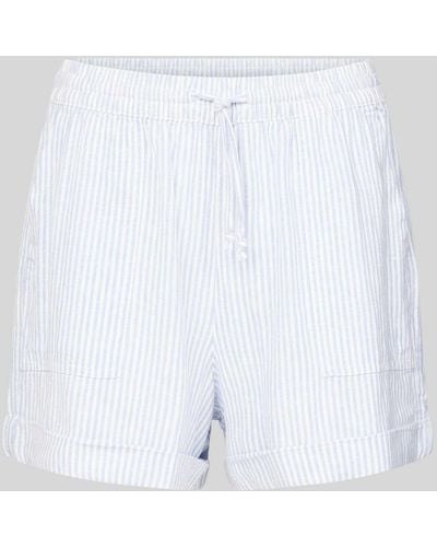 Tom Tailor Shorts mit elastischem Bund - Weiß