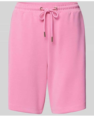 Rich & Royal Sweatshorts mit elastischem Bund - Pink