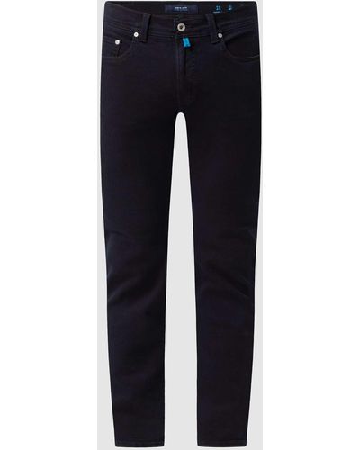 Pierre Cardin Slim Fit Jeans Met Hoog Stretchgehalte, Model 'lyon' - 'futureflex' - Blauw