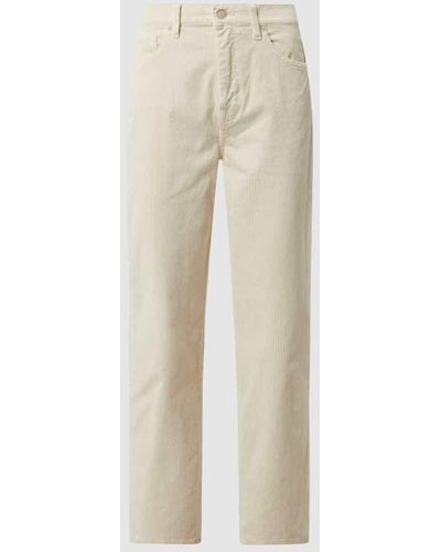 7 For All Mankind Modern Straight Fit Cordhose mit Modal-Anteil - Natur