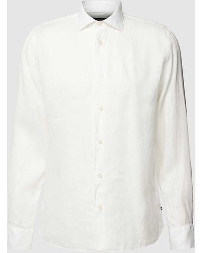 Matíníque Regular Fit Freizeithemd mit Kentkragen Modell 'marc' - Weiß