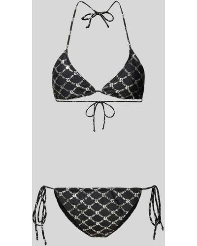 Review Bikini mit seitlicher Schnürung - Grau