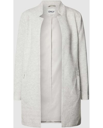 ONLY Mantel mit Eingrifftaschen Modell 'SOHO' - Weiß
