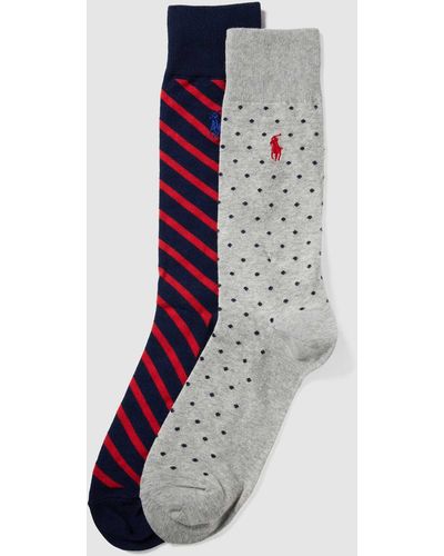 Polo Ralph Lauren Socken mit Logo-Stitching im 2er-Pack - Mehrfarbig
