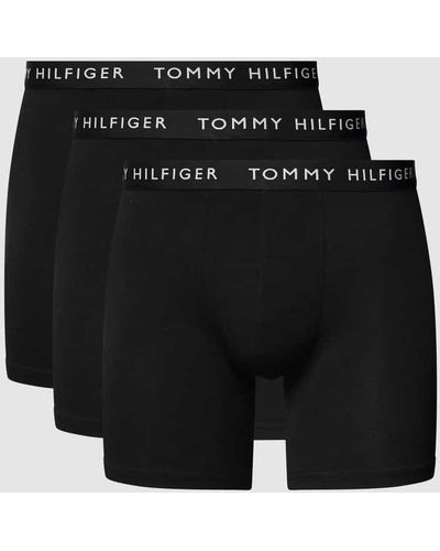 Tommy Hilfiger Trunks mit Brand-Schriftzug - Schwarz