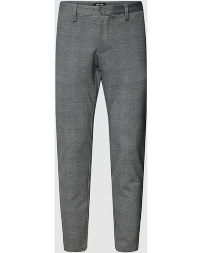 Only & Sons Tapered Fit Broek Met Stretch - Grijs