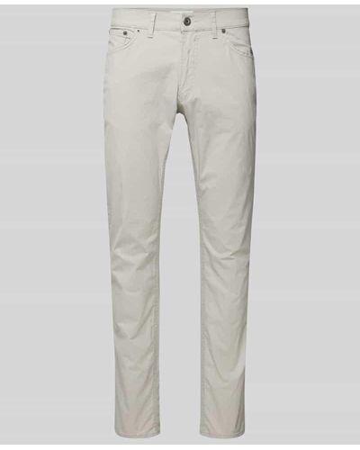 Brax Slim Fit Jeans im 5-Pocket-Design Modell 'CHUCK' - Grau
