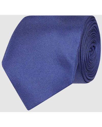 Eterna Krawatte aus Seide (6 cm) - Blau