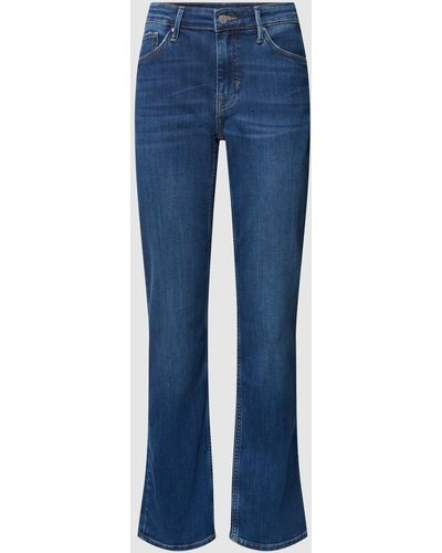 S.oliver Jeans Met Labelpatch - Blauw