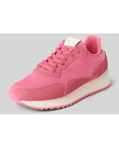 GANT Sneaker aus Leder-Mix - Pink