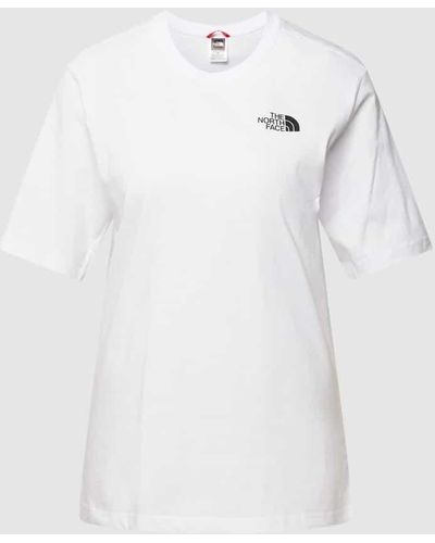 The North Face T-Shirt mit Label-Details - Weiß