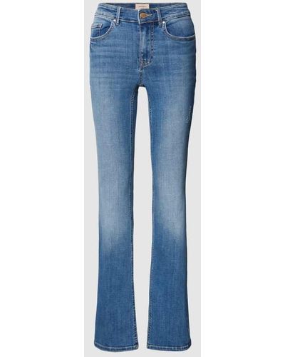 Vero Moda Flared Jeans mit 5-Pocket-Design Modell 'FLASH' - Blau