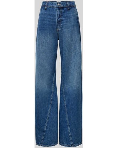Anine Bing Jeans mit Ziernaht - Blau