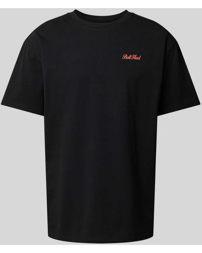 Mister Tee Oversized T-shirt Met Statementprint - Zwart